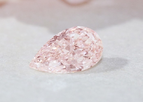 Fancy Pink Lab Grown Colored Diamonds CVD Pear Modyfikowany 2+ct Certyfikat IGI