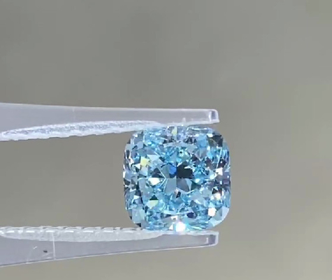 Duży rozmiar CVD Lab Grown Blue Diamonds Fantazyjne żywe syntetyczne 2,25 ct VS1