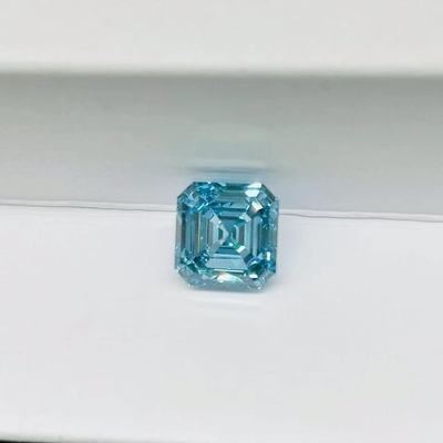 Asscher Cut Blue Syntetyczny diament Lab Engineered Diamonds 1-2 Carat