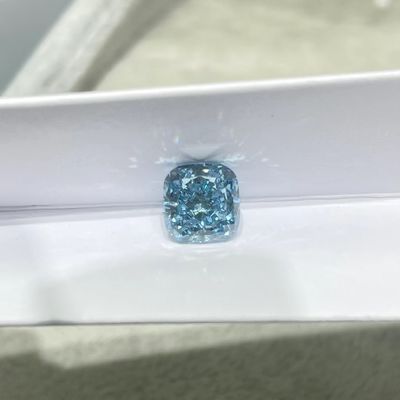 Poduszka o szlifie brylantowym 1,17 ct Niebieskie diamenty Lab Grown Colored Diamonds VS1