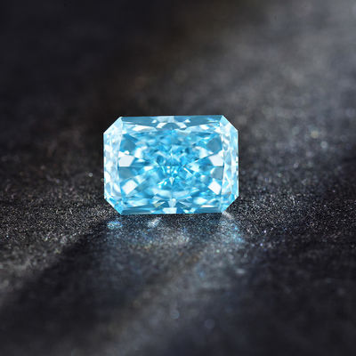 Luźne CVD Vivid Lab Grown Blue Diamonds Promienny kształt VVS Clarity