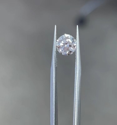 Wielkie rozmiary 4ct Sztuczne diamenty białe okrągłe Brilliant Cut Certyfikowane IGI