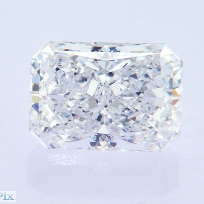 Wysokiej jakości 3,39ct Radiant Cut E VVS Laboratory Grown CVD White Diamond GIA Certified