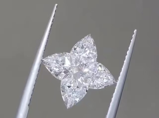 Diamenty wyhodowane w laboratoriach 4CT CVD LV Cut Loose Diamond DEF VS1 Do dekoracji biżuterii