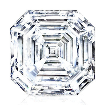 4.02CT Laboratory Grown CVD Diamond Asscher Shape E Color Do dekoracji biżuterii