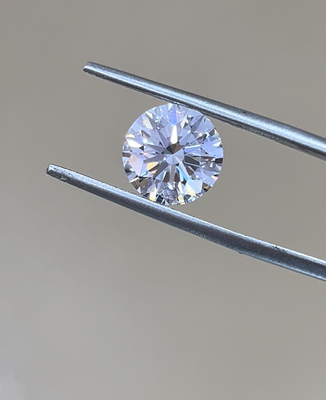 Ten HA Okrągły kształt Diamenty wyhodowane w laboratorium Diamenty certyfikowane IGI Dziesięć serc Strzały