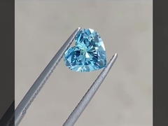 Diament CVD Blue Heart