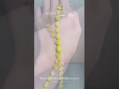 Diamentowe bransoletki Laboratorium tworzone kolorowe diamenty Laboratorium Diamenty biżuteria Żółte gruszki Produkcja biżuterii