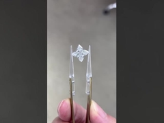 Diamenty wykonane w laboratorium CVD IGI Certyfikowane Diamenty syntetyczne Cztery liście koniczki Pierścień Naszyjnik