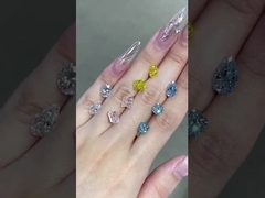 Certyfikowane Diamenty syntetyczne okrągłe diamenty luźne diamenty uprawiane w laboratorium diamenty biżuteria pierścienie CVD