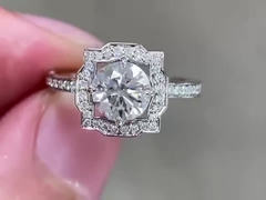 Lab Made Diamant Jewelry Lab Grown Diamonds Jewelry Round Diamant Rings Stud Kolczyki