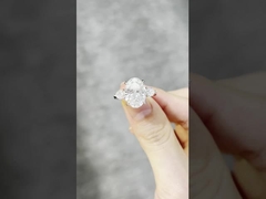 Laboratorium Diamentowe biżuteria Trzy kamienie zaręczyny obrączki ślubne diamenty uprawiane