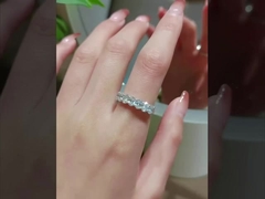 Owalny Wieczny Pierścień Laboratorium Dorosłe Pierścienie Diamentowe Do Ślubnego Pierścienia